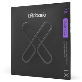 Струны для акустической гитары D`ADDARIO XTABR1152 XT 80/20 Bronze Custom Light 11-52, фото 